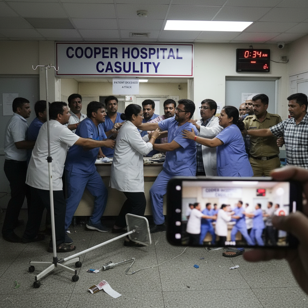 Chaos at Cooper Hospital: Doctors Assaulted After Patients Death Captured on Camera