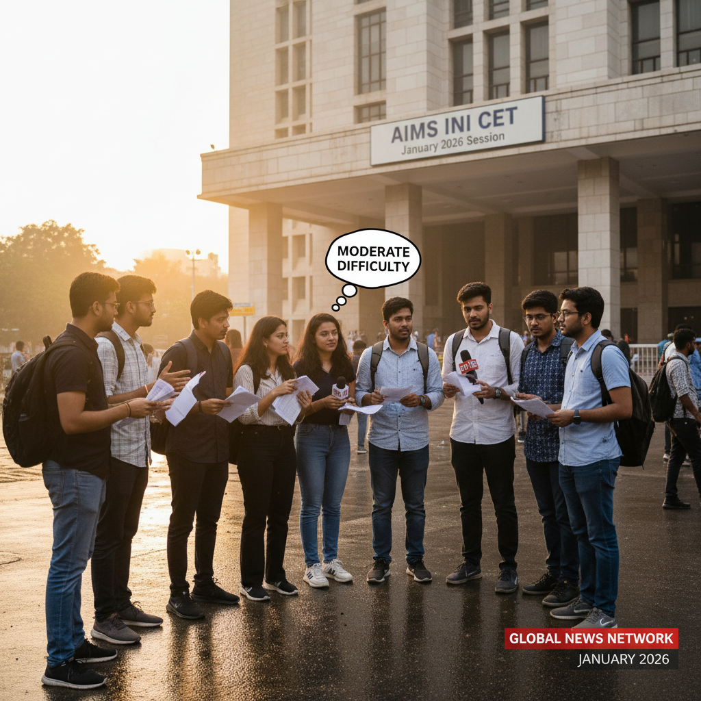 AIIMS INI CET January 2026 Exam Analysis: Candidates Share Mixed Reviews on Moderate Difficulty Level