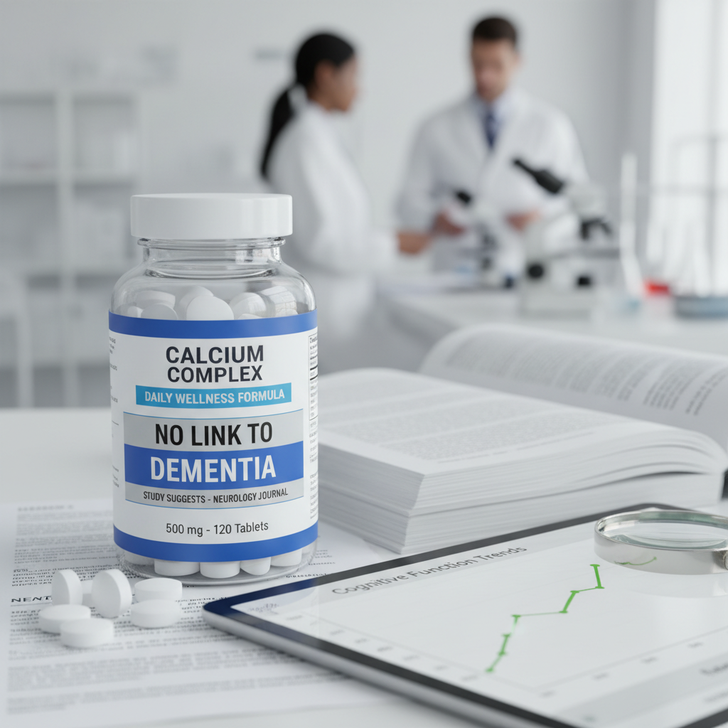 Daily Calcium Supplements Show No Connection to Dementia, New Study Finds