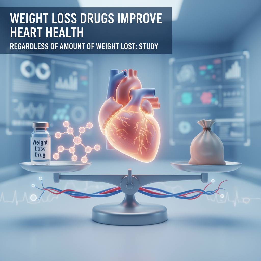 Weight Loss Drugs Enhance Heart Health Regardless of Weight Loss, Study Finds