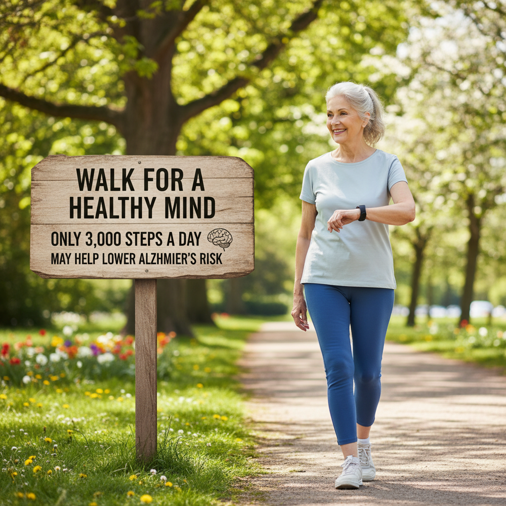 Reduce Alzheimers Risk: Discover How Just 3,000 Steps a Day Can Make a Difference