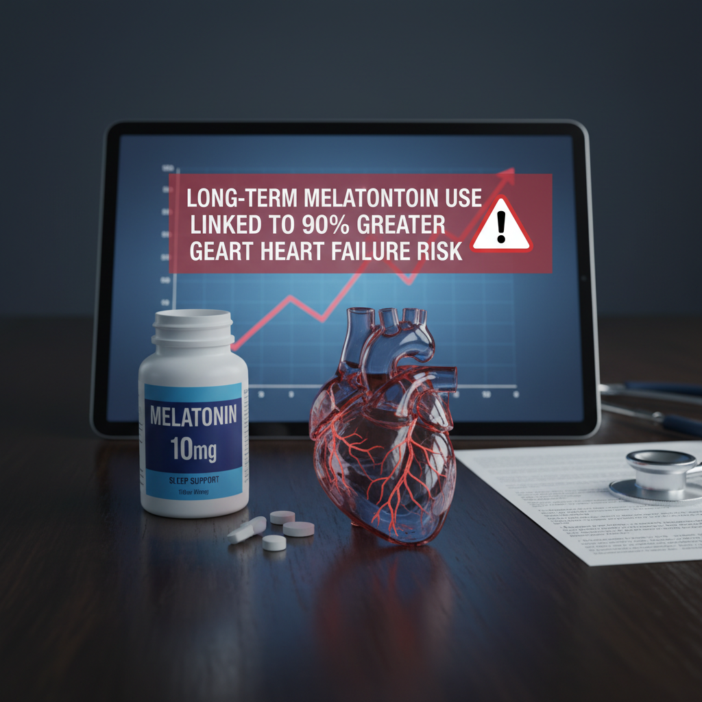 Long-Term Melatonin Use Increases Heart Failure Risk by 90%: What You Need to Know