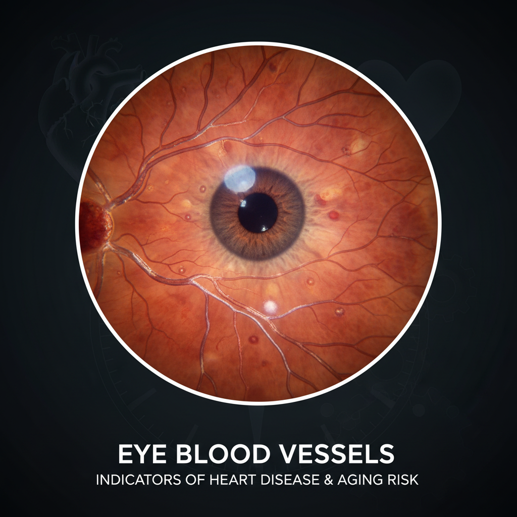 Eye Blood Vessels: Key Indicators of Heart Disease and Aging Risks
