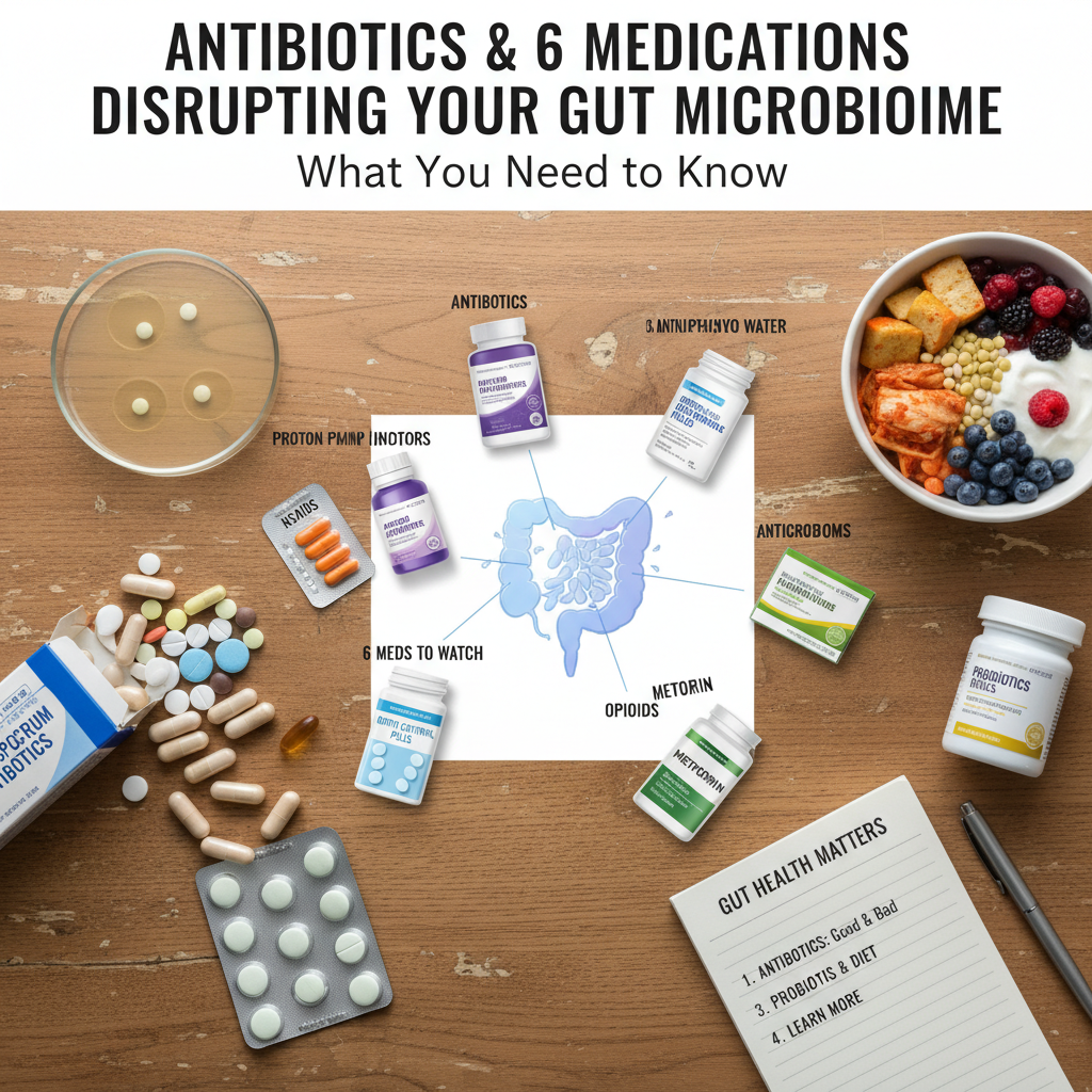Understanding Antibiotics: The Essential Guide and 6 Medications That Disrupt Your Gut Microbiome