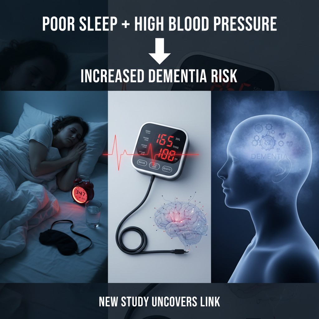 New Study Reveals Connection Between Poor Sleep, High Blood Pressure, and Elevated Dementia Risk