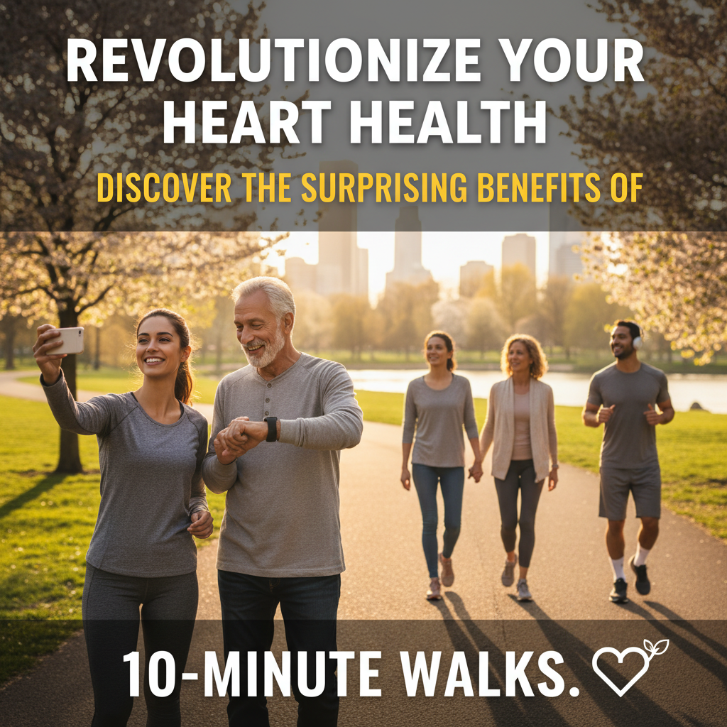 Transform Your Heart Health: Uncover the Unexpected Benefits of Just 10 Minutes of Walking
