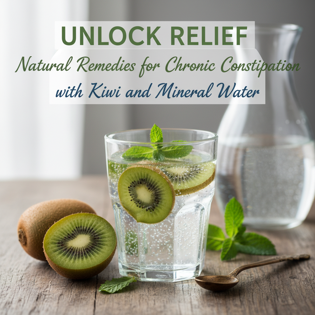 Natural Remedies for Chronic Constipation: Discover the Power of Kiwi and Mineral Water