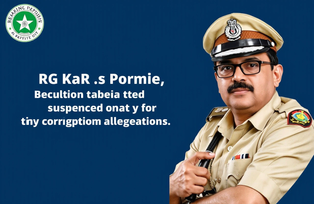 Former RG Kar Deputy Superintendent Suspended Amid Corruption Allegations