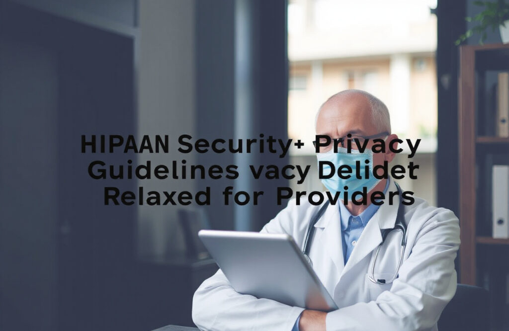 Navigating COVID-19: Understanding Relaxed HIPAA Security and Privacy Guidelines for Healthcare Providers