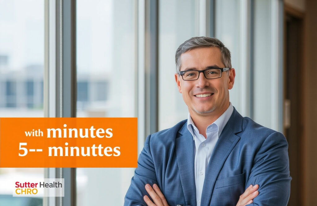 Insights from Sutter Healths CHRO: A 5-Minute Conversation on Leadership and Innovation