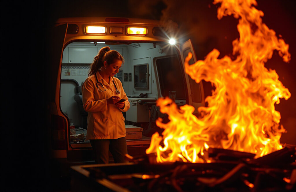 Tragic Fire: Newborn and Doctor Among Four Victims in Ambulance Blaze