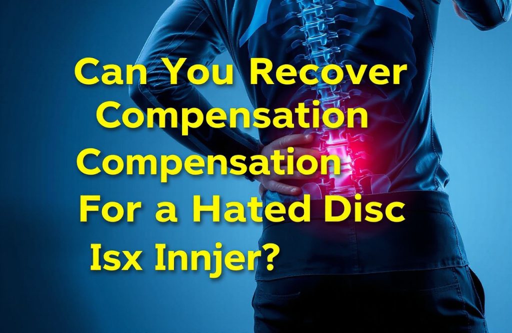 Understanding Your Rights: Recovering Compensation for a Herniated Disc Injury