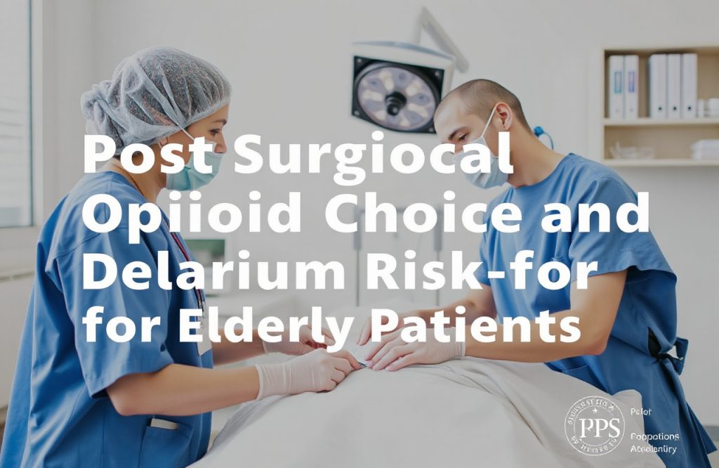 Optimizing Post-Surgical Opioid Selection to Minimize Delirium Risk in Elderly Patients