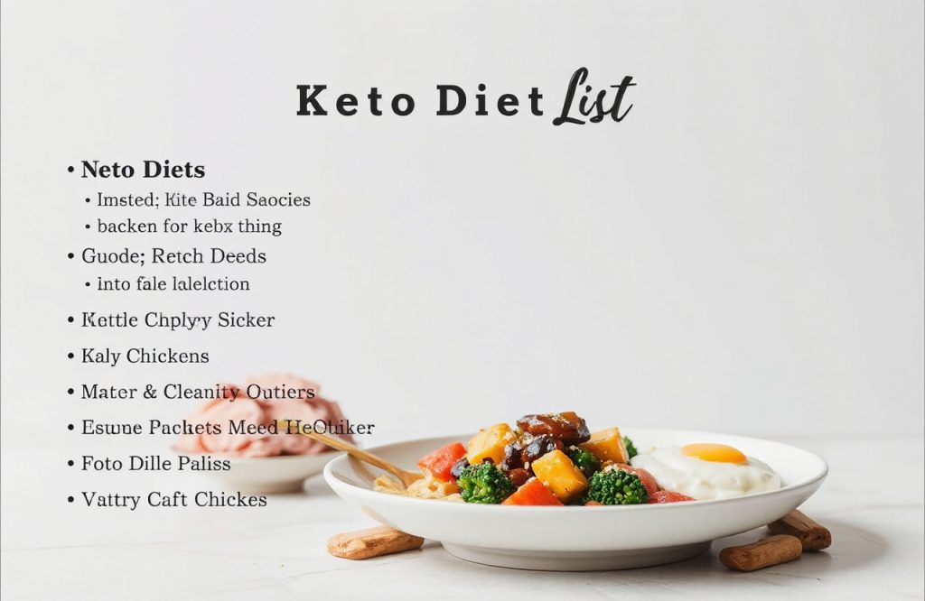 Essential Keto Diet List for Success: Foods, Tips, and Meal Ideas
