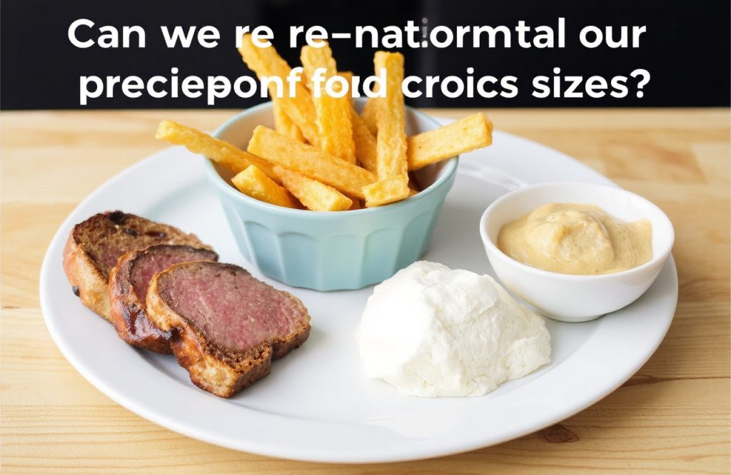 Re-Normalizing Food Portion Sizes: A Guide to Healthier Eating Habits