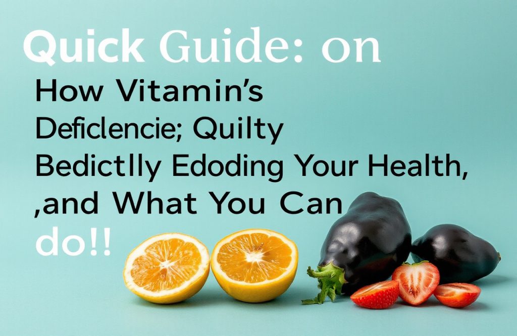 Uncovering Hidden Health Risks: A Quick Guide to Vitamin Deficiencies and Effective Solutions