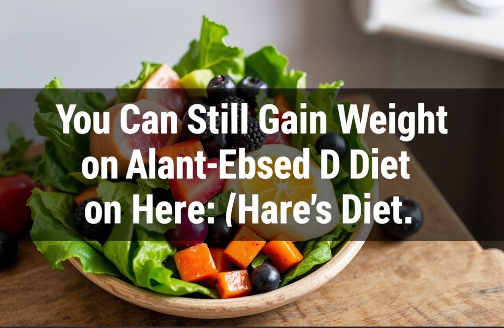 Understanding Weight Gain on a Plant-Based Diet: Key Reasons Explained