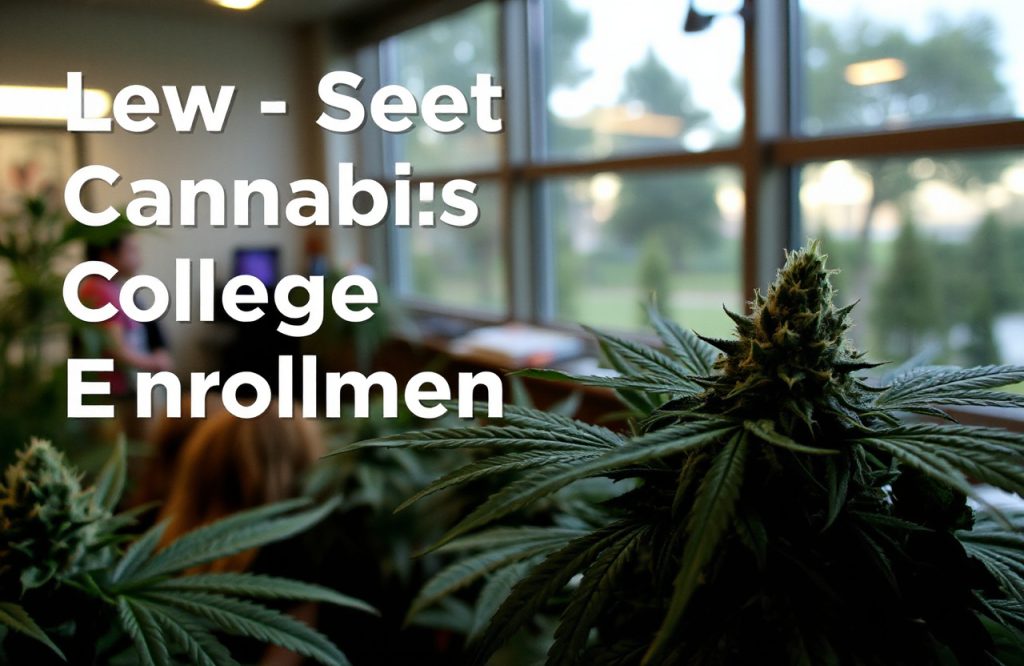Legal Recreational Cannabis Boosts College Enrollment Rates Among Students