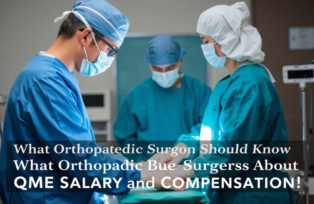 Essential Insights on QME Salary and Compensation for Orthopaedic Surgeons