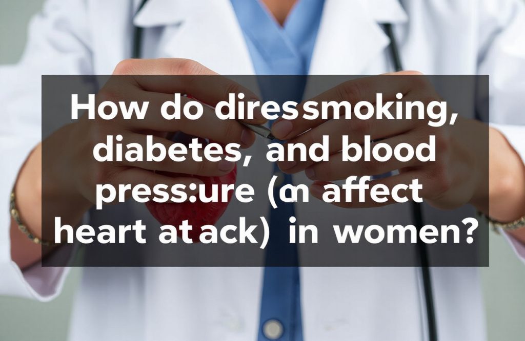 The Impact of Smoking, Diabetes, and Blood Pressure on Heart Attack Risk in Women