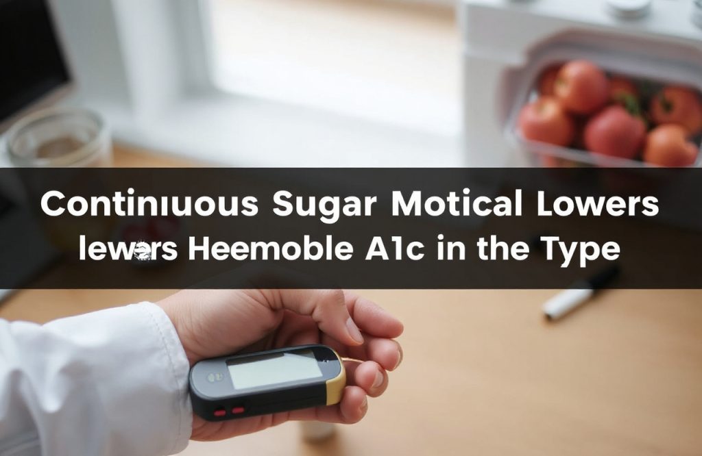 Continuous Glucose Monitoring Significantly Reduces Hemoglobin A1c Levels in Type 1 Diabetics