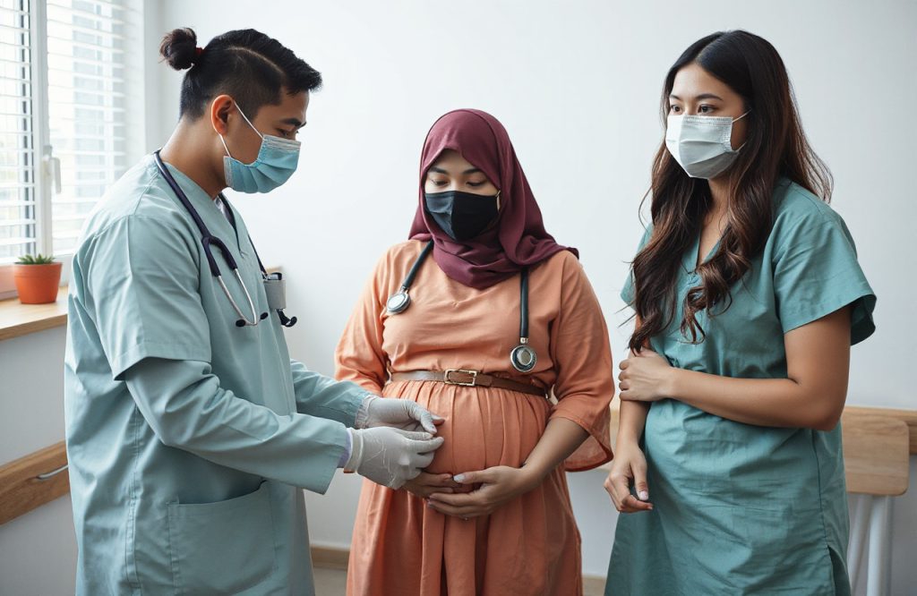 Impact of Healthcare Visits on Coronavirus Infection Risk During Pregnancy