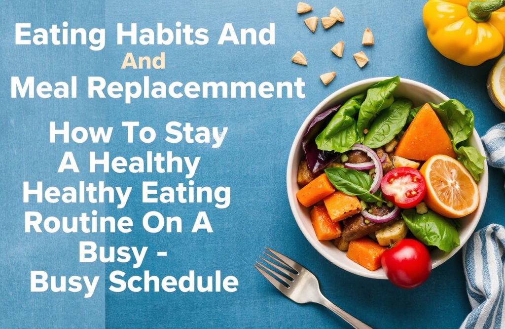 Mastering Healthy Eating: Meal Replacement Strategies for Busy Lifestyles