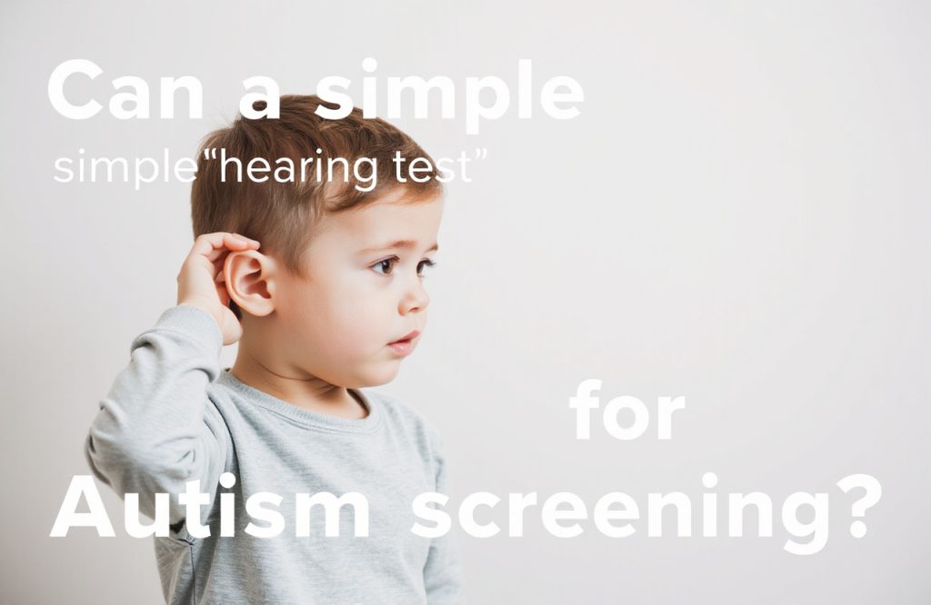 Revolutionizing Autism Screening: How a Simple Hearing Test Can Help Identify Children