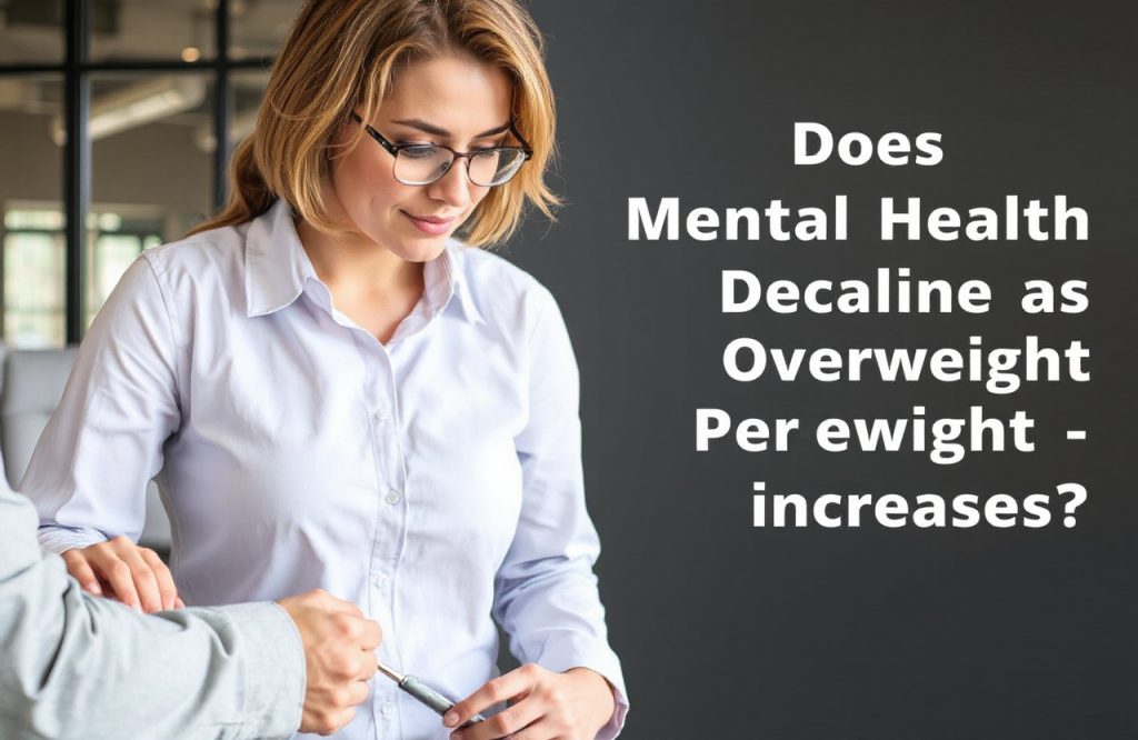 Exploring the Link Between Overweight Perception and Mental Health Decline