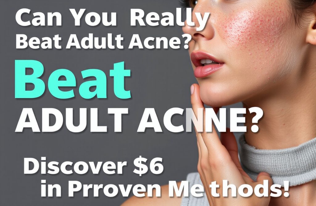 Conquer Adult Acne: Six Proven Strategies for Clearer Skin