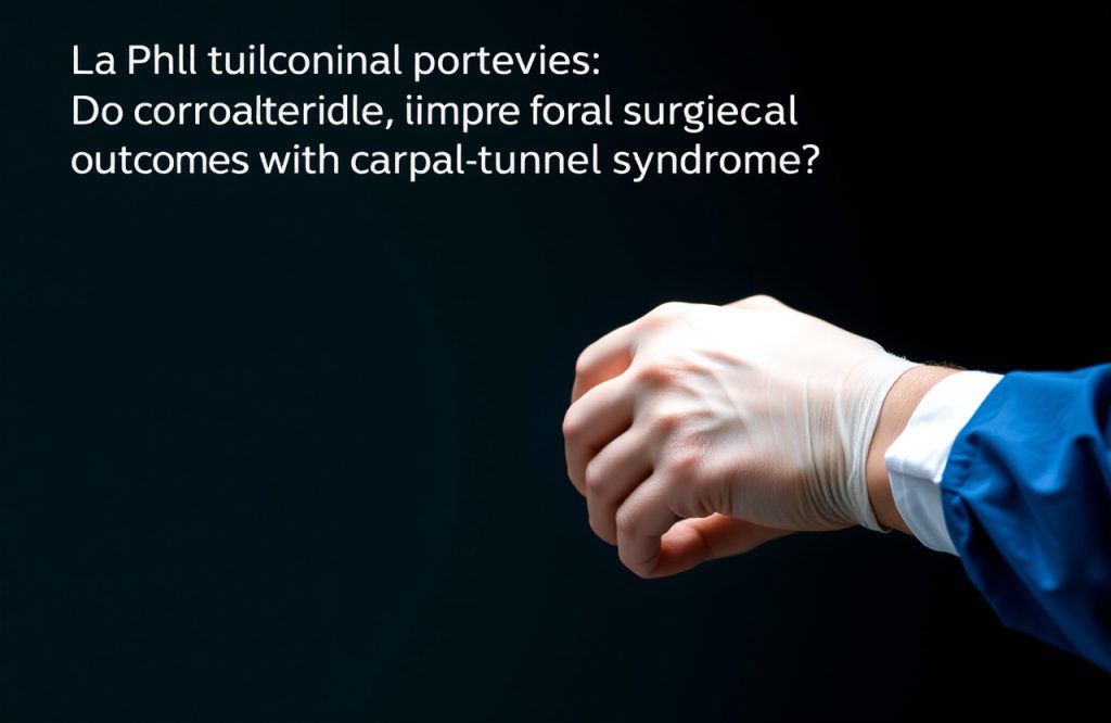 Corticosteroids and Carpal Tunnel Syndrome: Enhancing Surgical Outcomes Explained