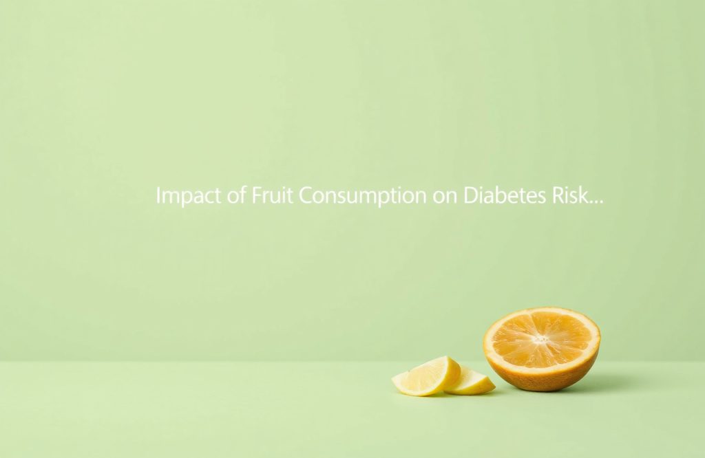 Exploring the Connection Between Fruit Consumption and Diabetes Risk Reduction