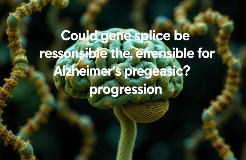 Exploring the Role of Irregular Gene Splicing in Alzheimer’s Disease Progression