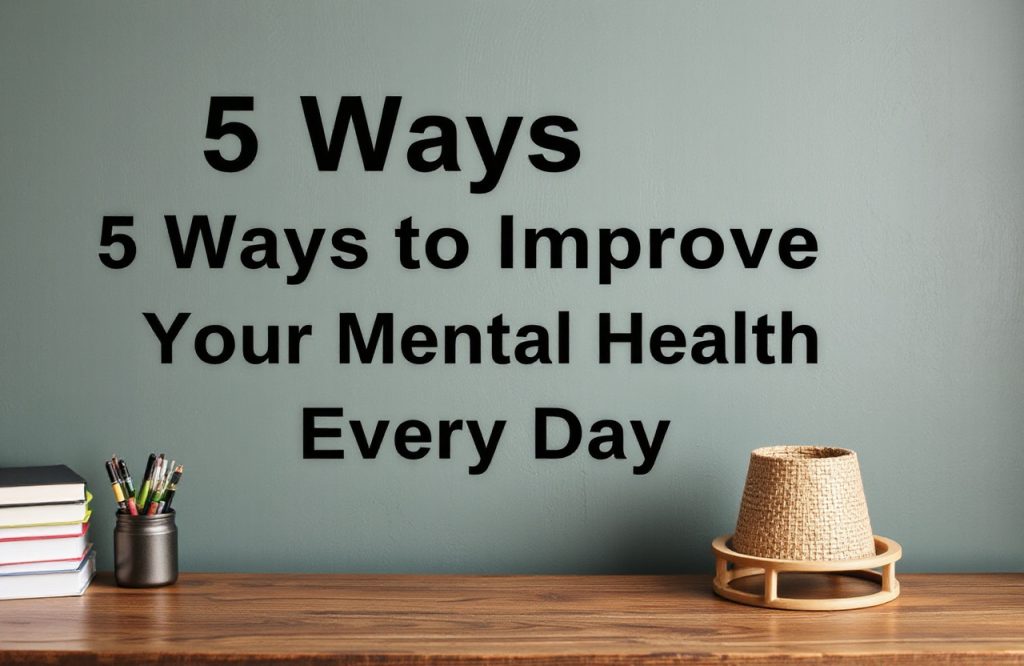 Boost Your Well-Being: 5 Daily Habits to Enhance Your Mental Health
