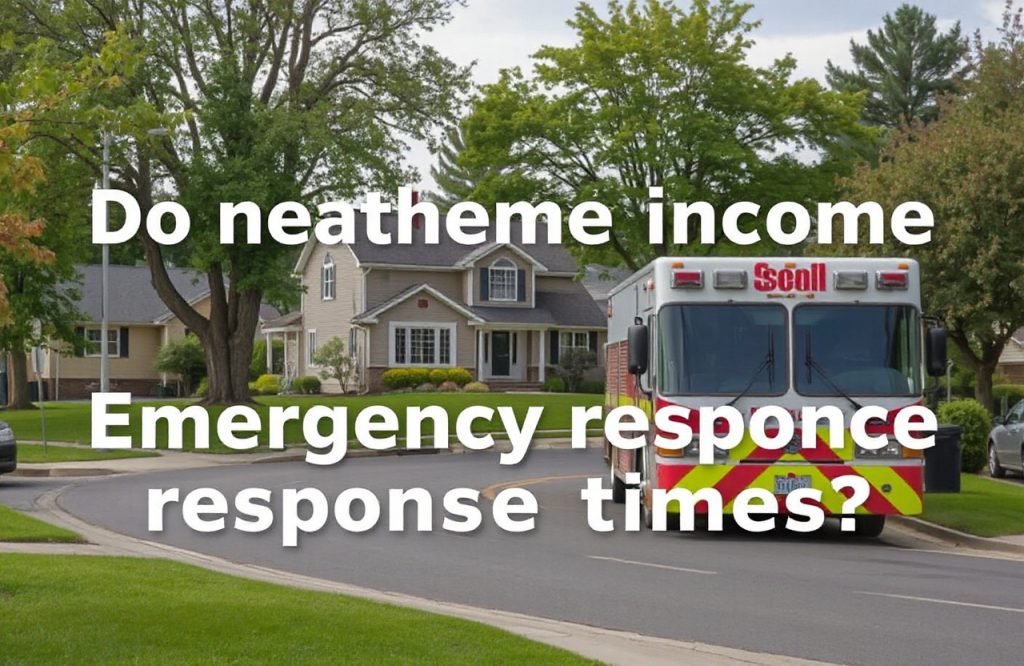 Examining the Impact of Neighborhood Income Levels on Emergency Response Times