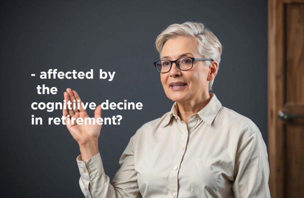 Understanding the Impact of Cognitive Decline in Retirement: Who is Affected?