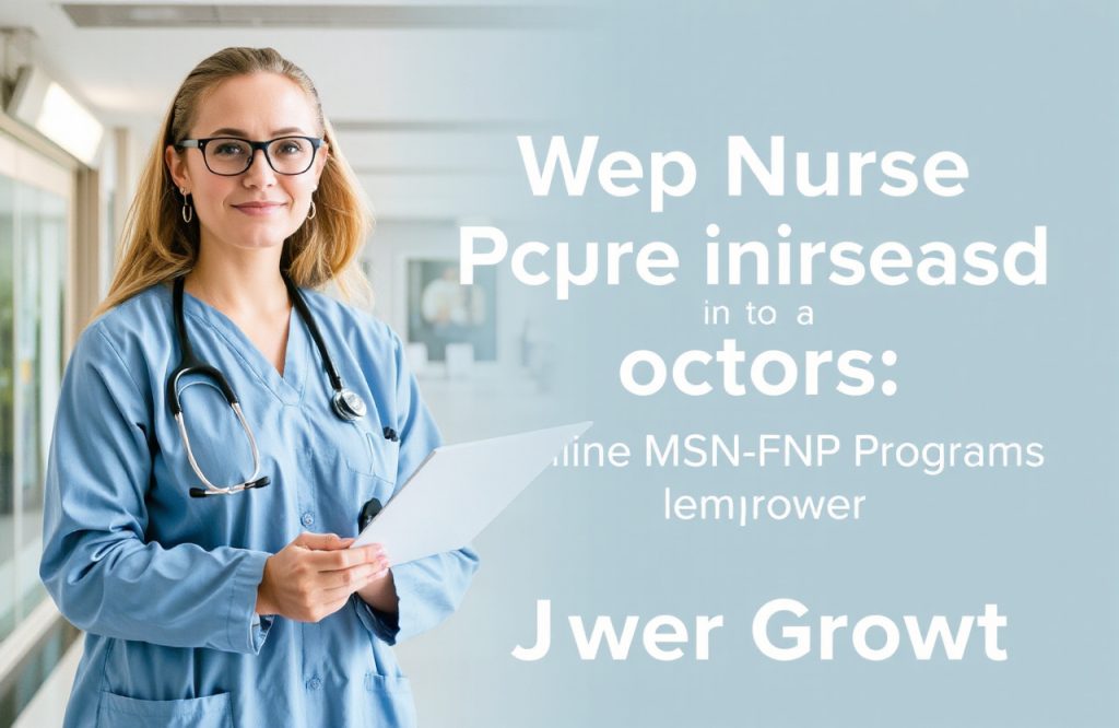 Unlocking Career Growth: How Online MSN-FNP Programs Transform RNs into Nurse Practitioners