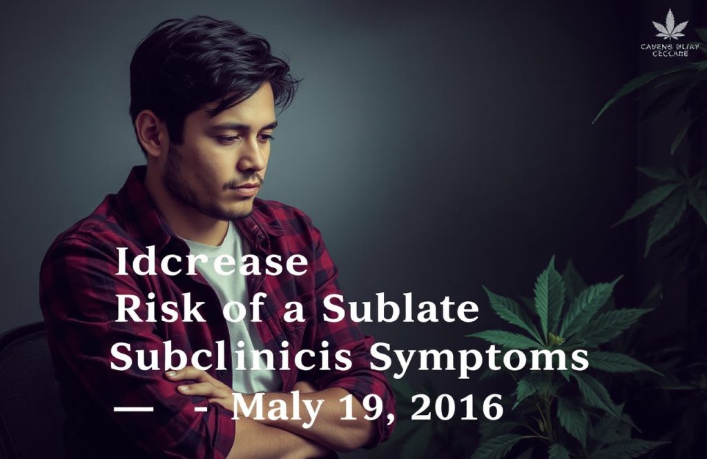 Adolescent Marijuana Use Linked to Higher Risk of Subclinical Psychotic Symptoms According to 2016 Study
