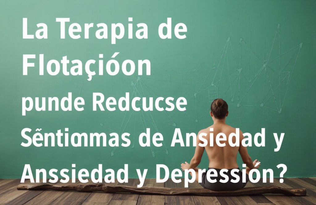 Terapia de Flotación: Una Solución Efectiva para Combatir la Ansiedad y la Depresión