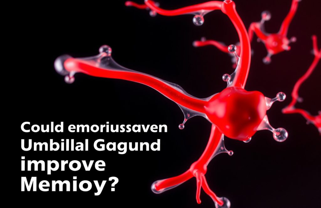 Exploring the Potential of Umbilical Cord Blood Components to Enhance Memory Function