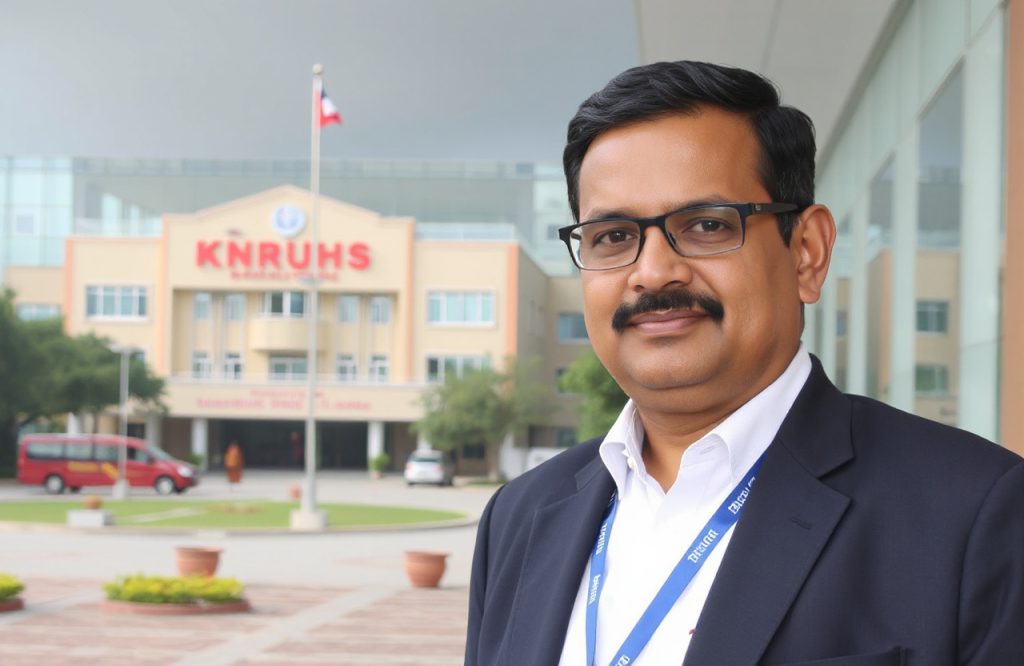 Dr K Ramesh Reddy Takes Charge as Vice-Chancellor of KNRUHS: A New Era in Leadership