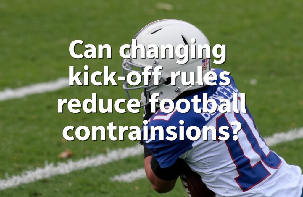 Exploring the Impact of Changing Kickoff Rules on Reducing Football Concussions