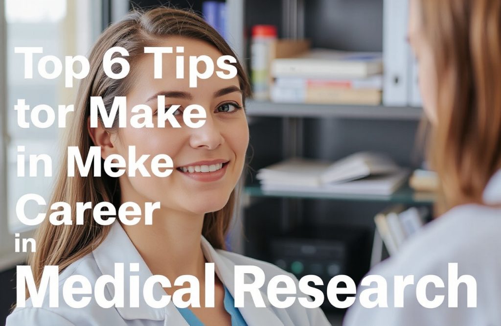 Six Essential Tips for Building a Successful Career in Medical Research