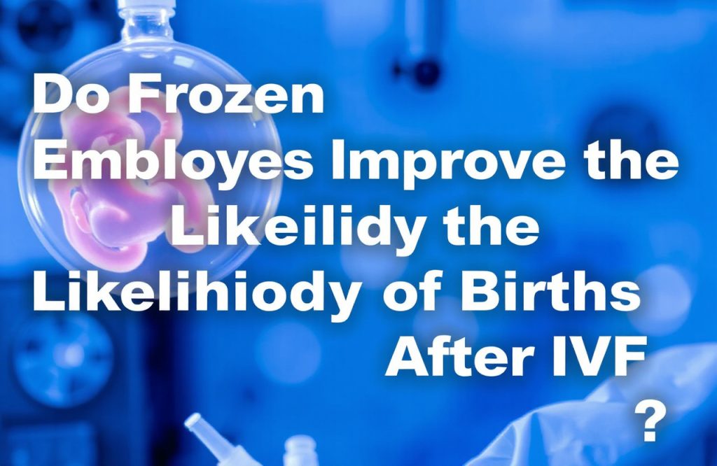 Exploring the Impact of Frozen Embryos on IVF Success Rates