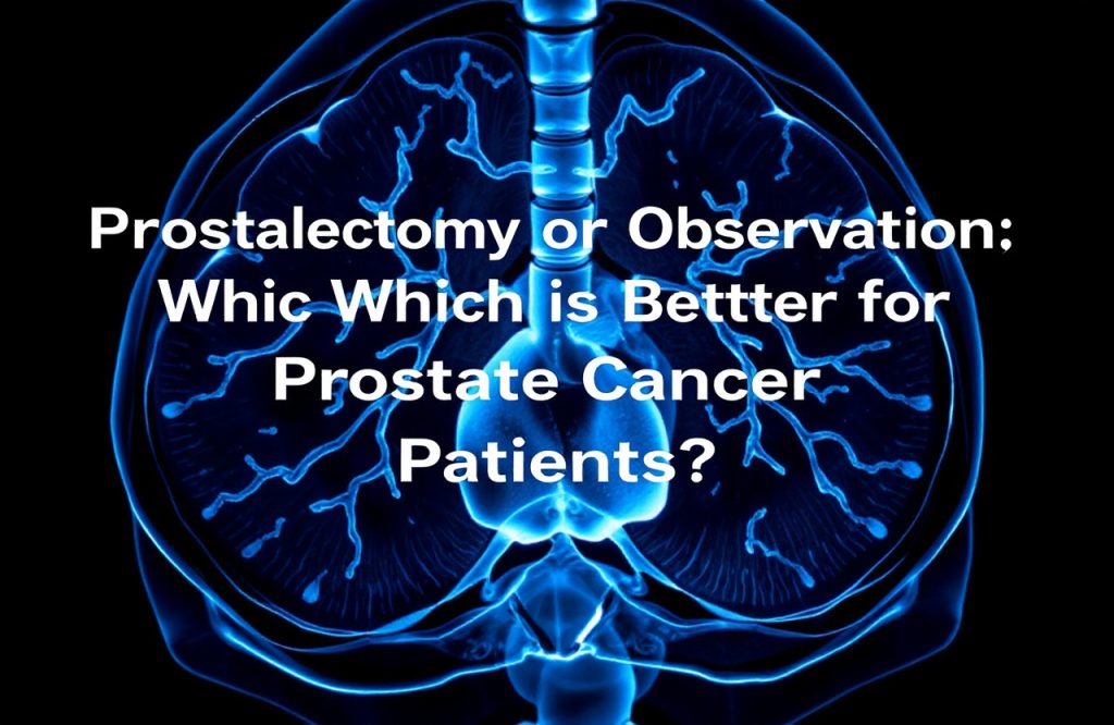Prostatectomy vs Observation: Choosing the Best Approach for Prostate Cancer Treatment