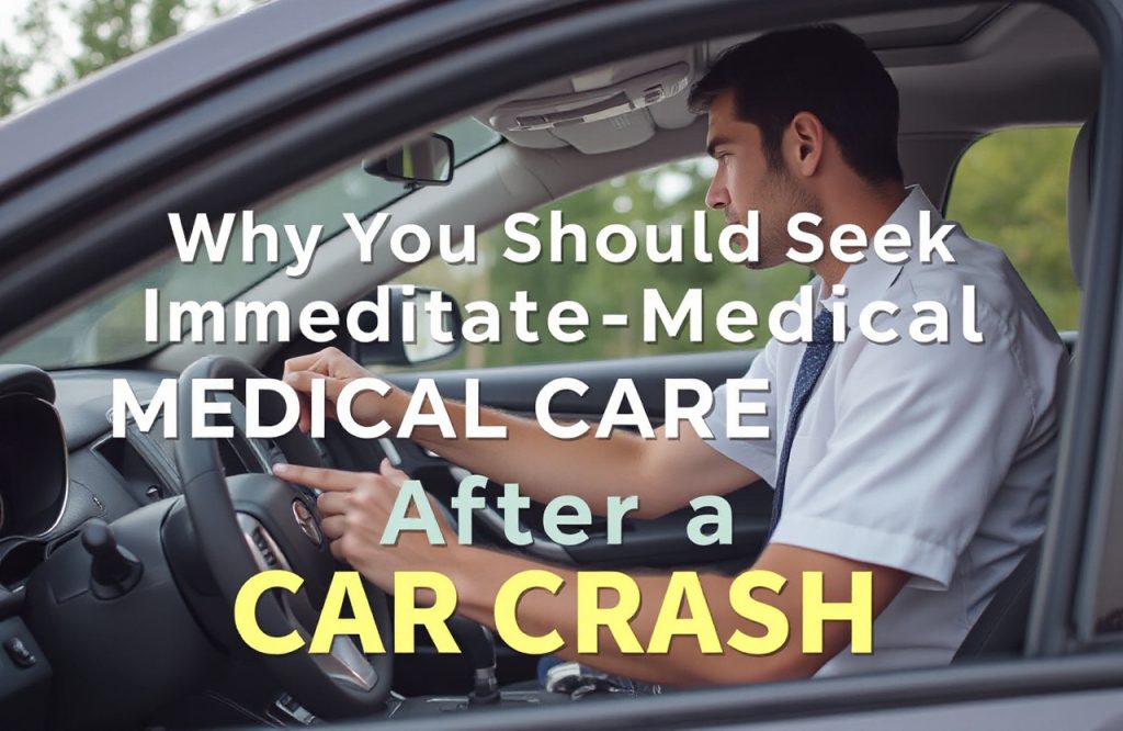 Essential Reasons to Seek Immediate Medical Care After a Car Crash