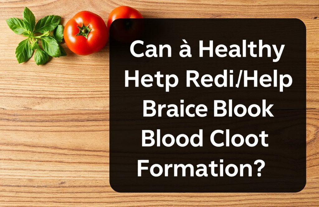 The Impact of a Healthy Diet on Reducing Blood Clot Formation