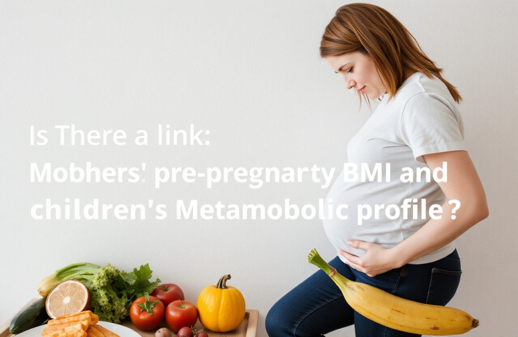 Exploring the Connection Between Mothers Pre-Pregnancy BMI and Childrens Metabolic Profiles
