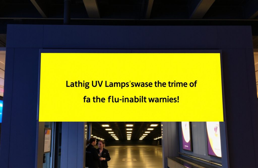 Effective Use of UV Lamps to Reduce Flu Transmission in Public Spaces