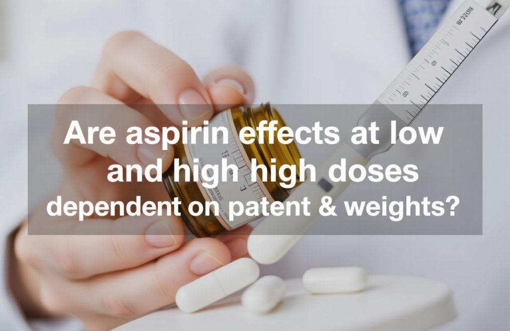 Impact of Patient Weight on Aspirin Effects: Do Low and High Doses Vary?